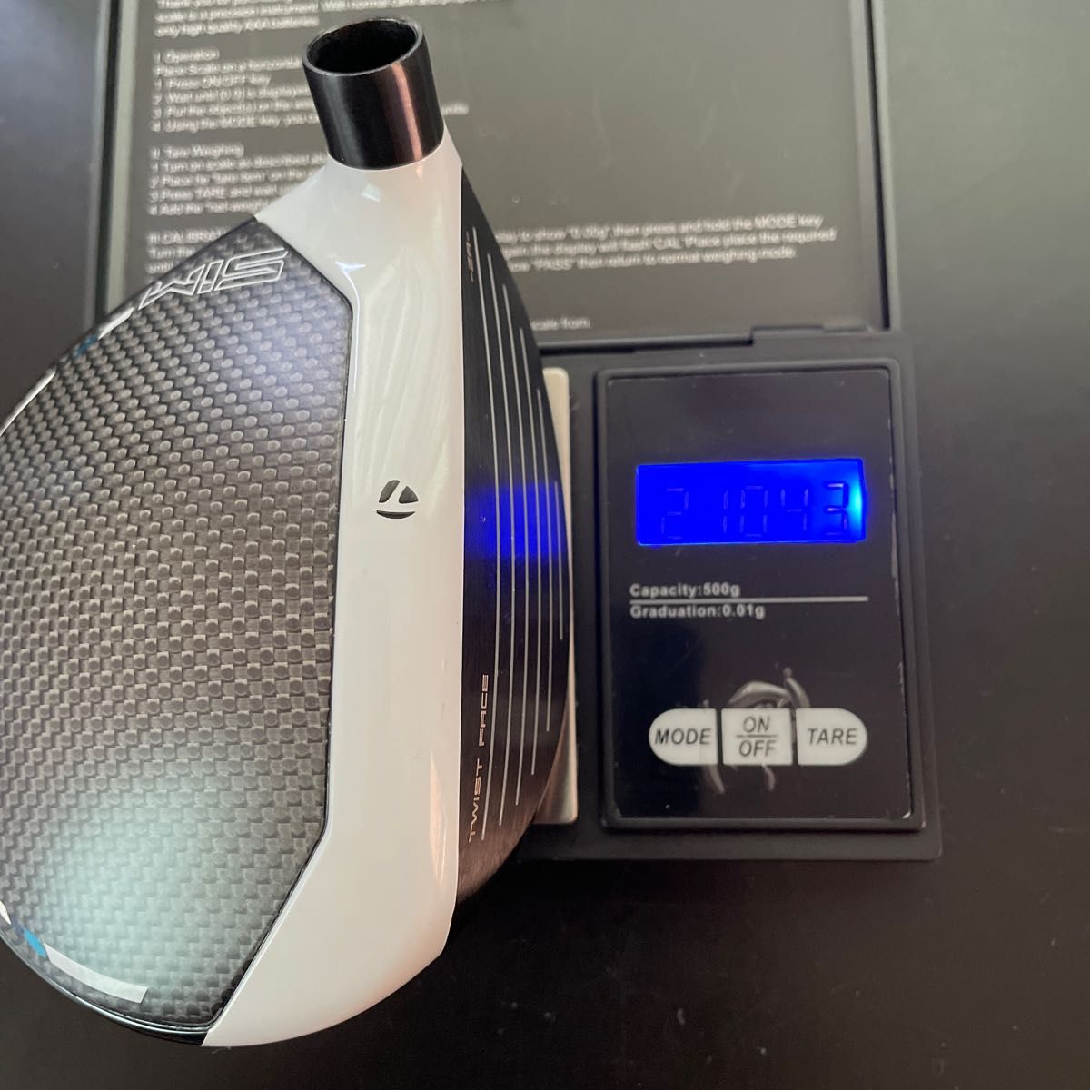 テーラーメイド simフェアウェイウッド 3W ヘッドのみ スリーブ付き