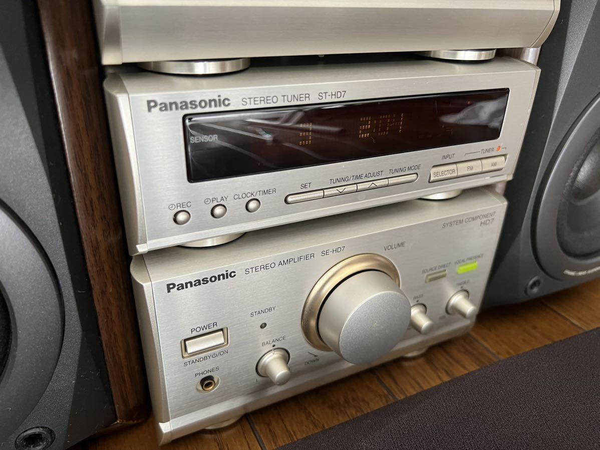 Panasonic RS-HD7 SL-HD7 SE-HD7 ST-HD7コンポ Panasonic RS-HD7 SL