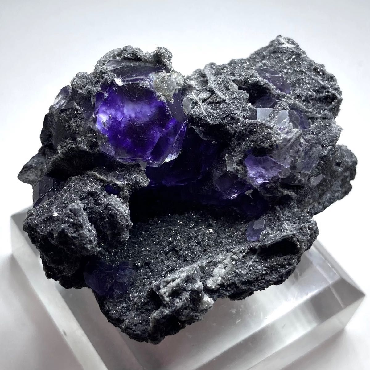 蛍石 タンザナイト カラー フローライト 原石 鉱物 鉱石 天然石｜Yahoo