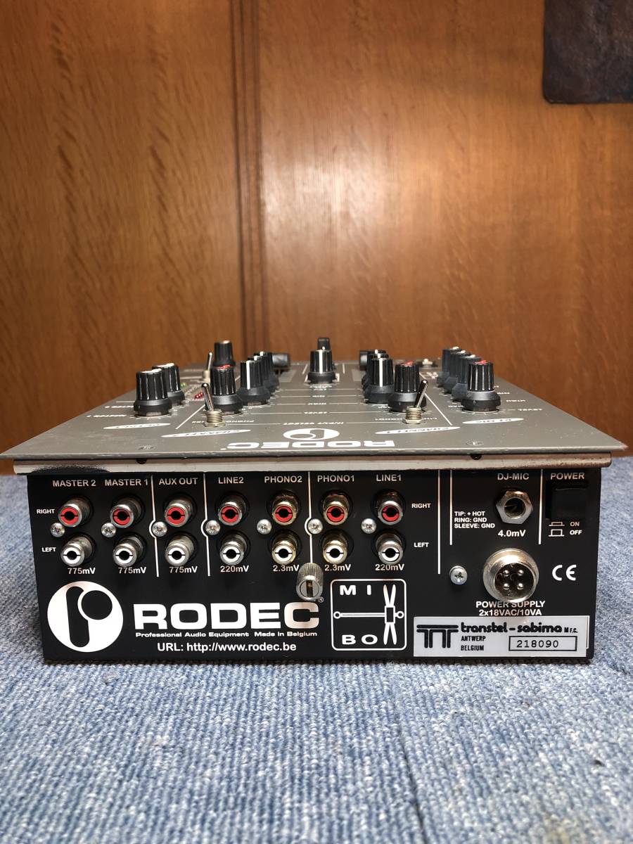 Yahoo!オークション - 【動作確認済】【希少】 RODEC DJミキサー MIXBO