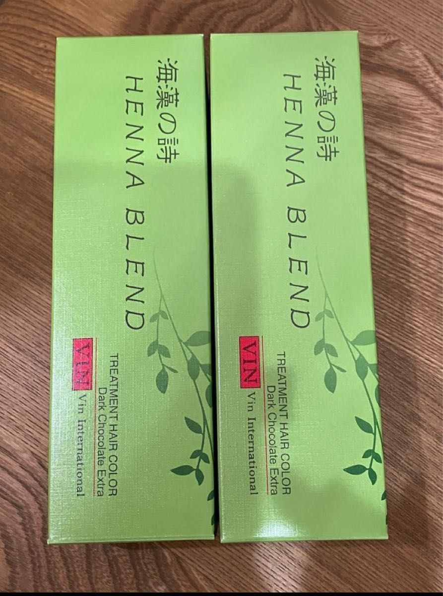 3枚めの画像ご確認 海藻の詩EXダークチョコレートヘナブレンド