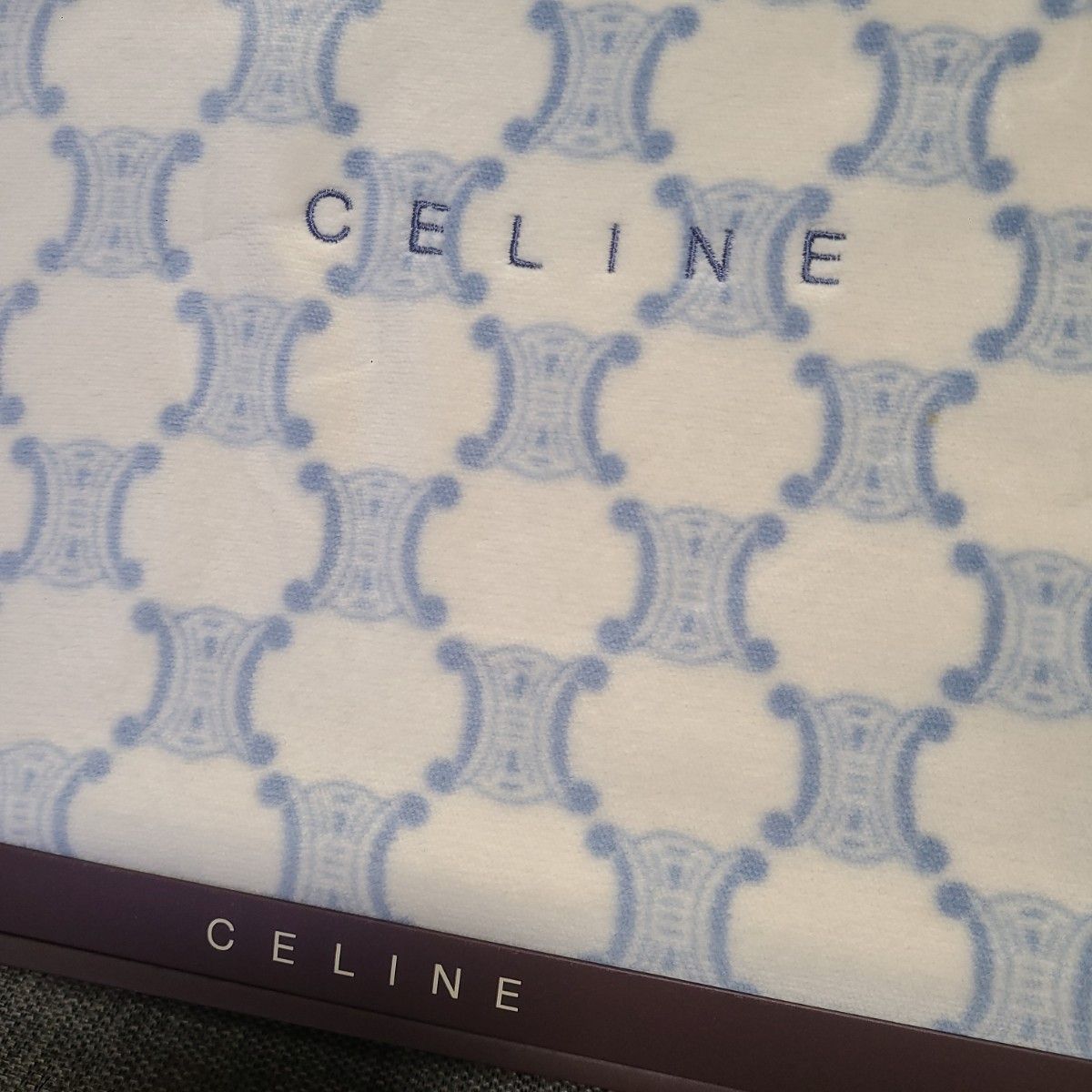 CELINE セリーヌ 綿毛布 毛布 寝具 西川産業 シルキータッチ マカダム