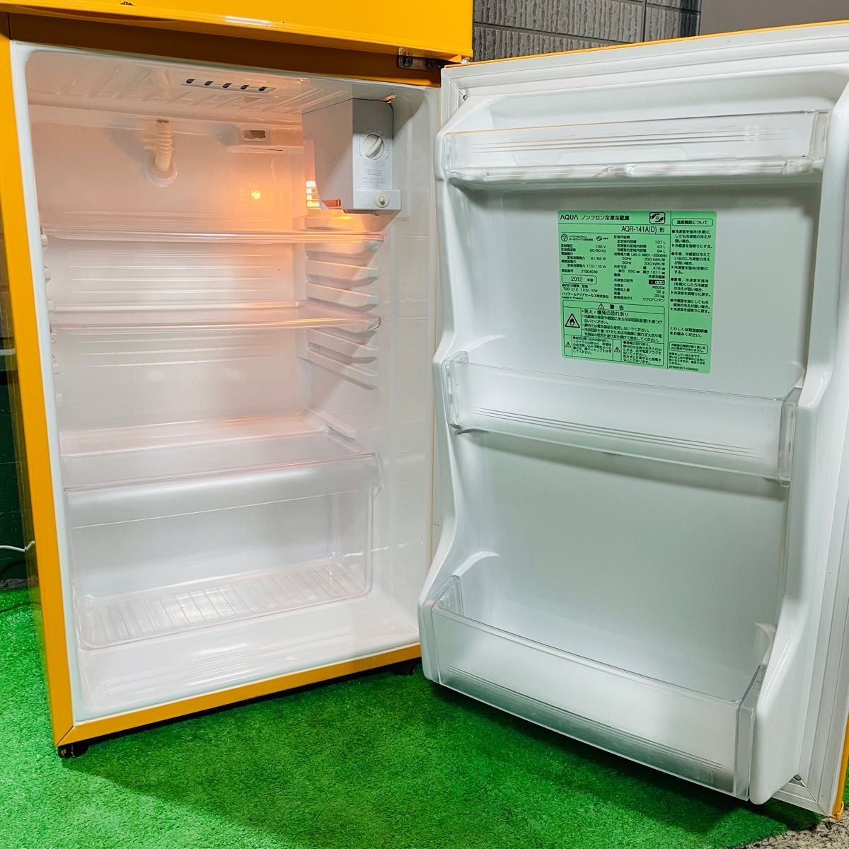 AQUA 137L 冷蔵庫 希少カラー 耐熱天板【地域限定配送無料】｜Yahoo