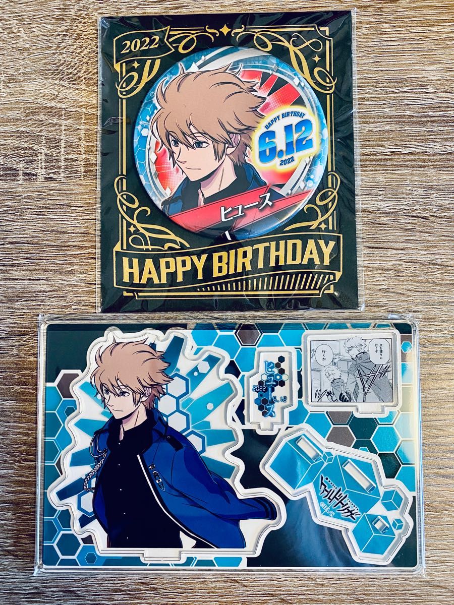 ワートリ ワールドトリガー ヒュース バースデー ジオラマ 缶バッジ