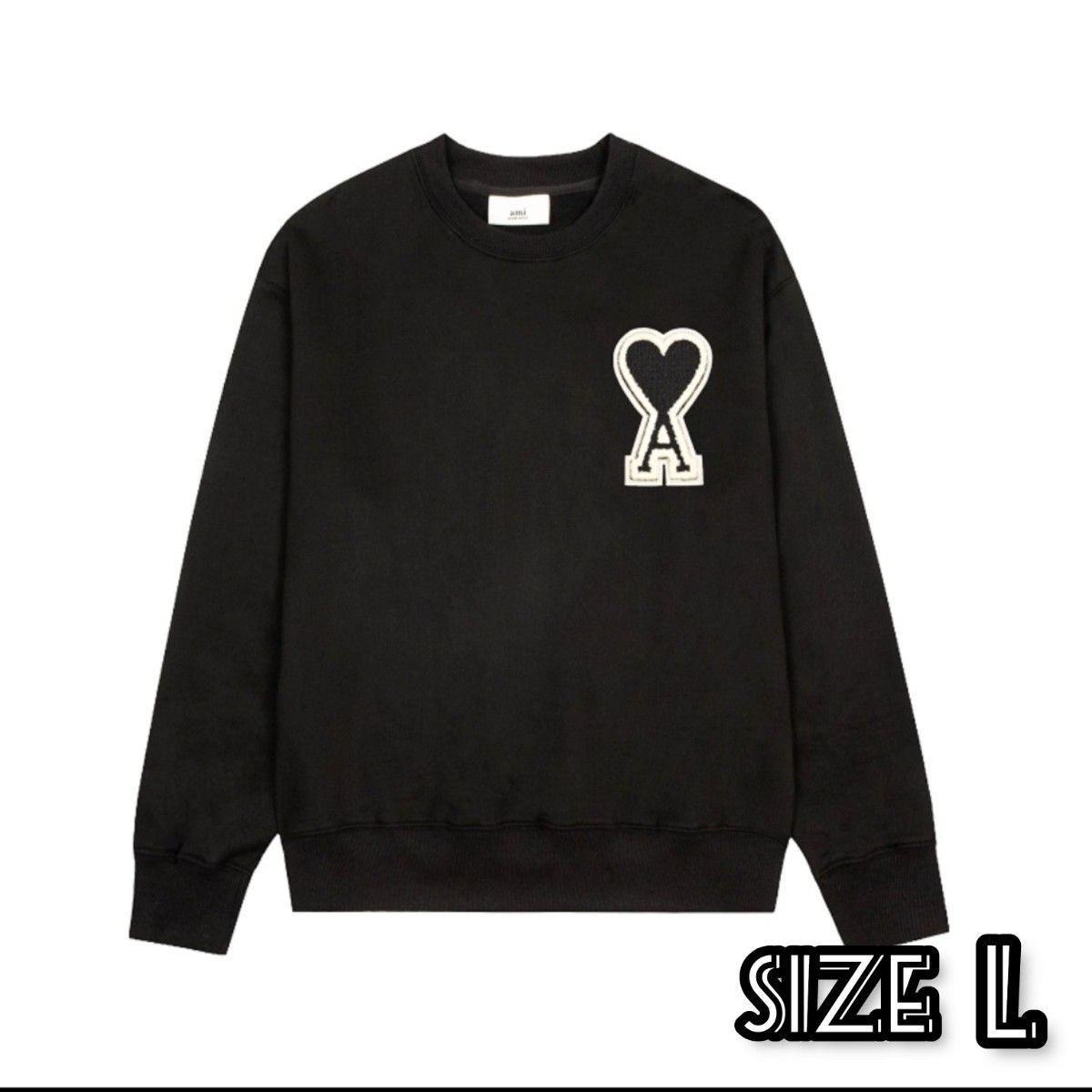 ami PARIS アミパリス ボクシー フィット スエットトレーナー男女兼用