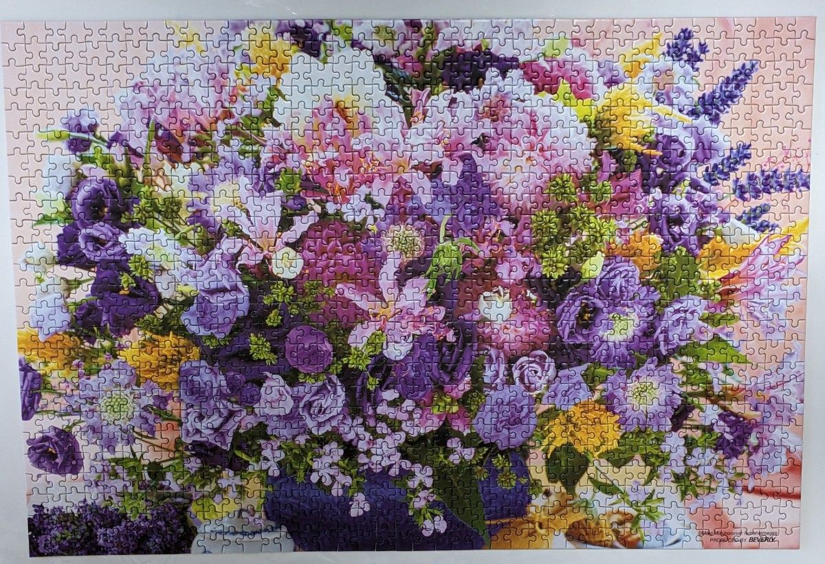 ジグソーパズル 1000 スモールピース フラワー 花 ガーデン 花色