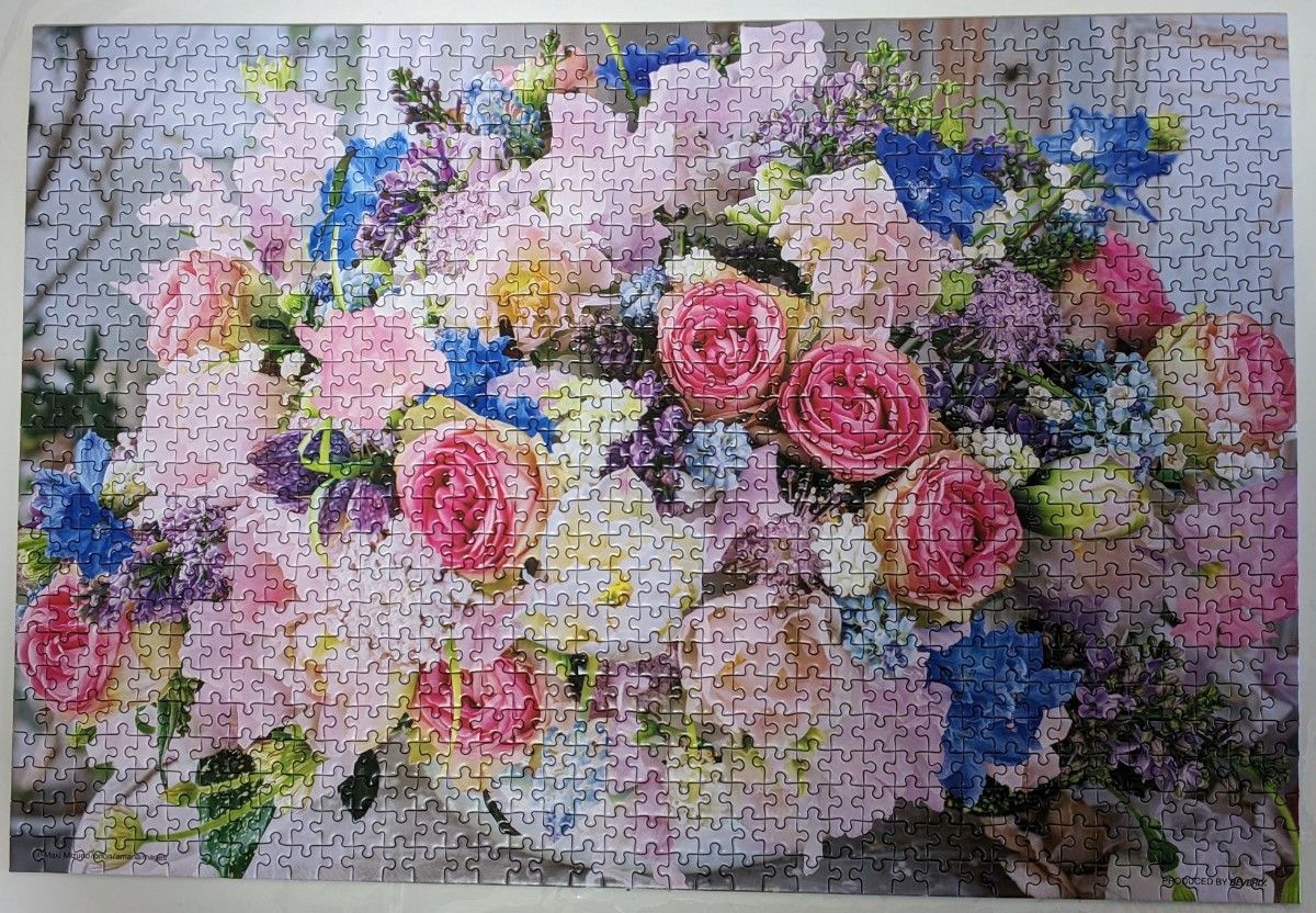 ジグソーパズル 1000 スモールピース フラワー 花 ガーデン 花色