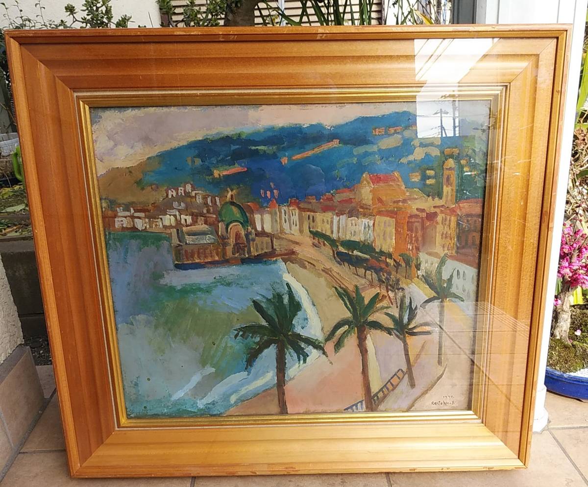 Yahoo!オークション - 清水錬徳「南フランス・ニース」F10号油彩 師