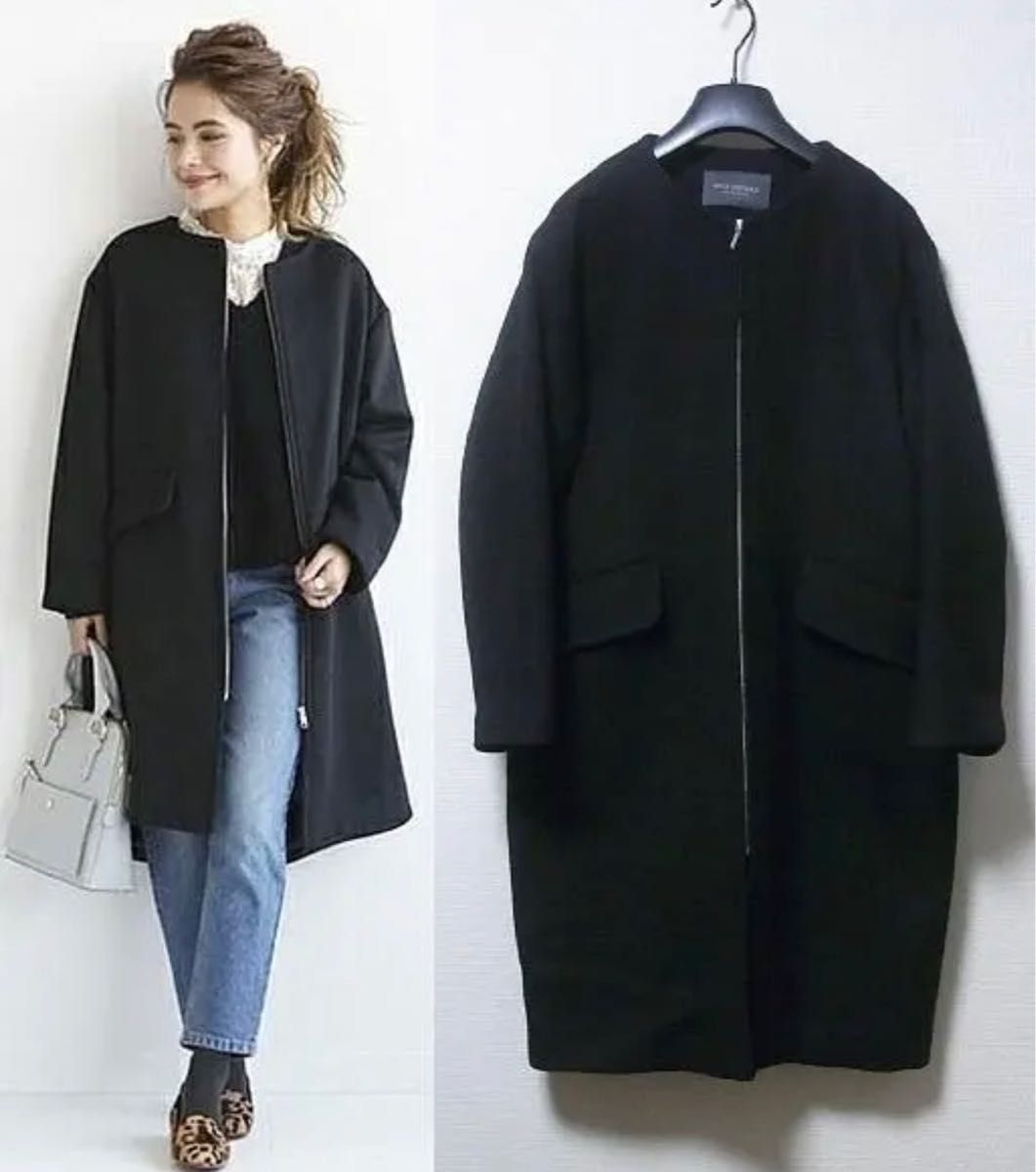 スピックアンドスパン ウールコート スピック&スパンSpick & Span ノー