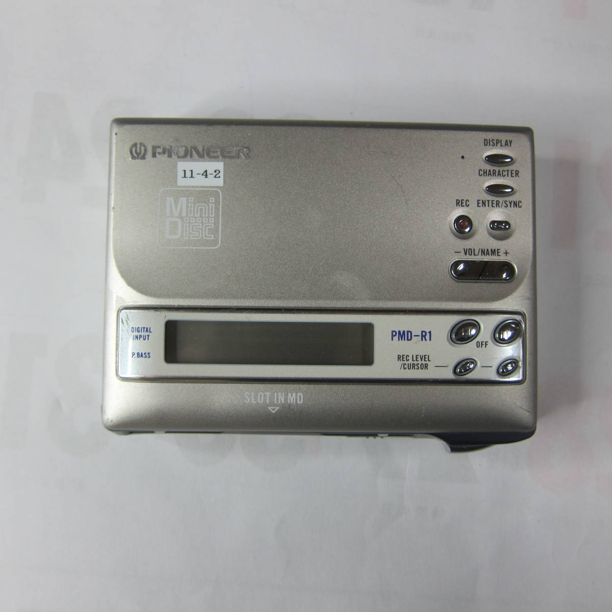 PIONEER MDポータブルレコーダー PMD-R1 新充電池付 動作確認品 11-4-2