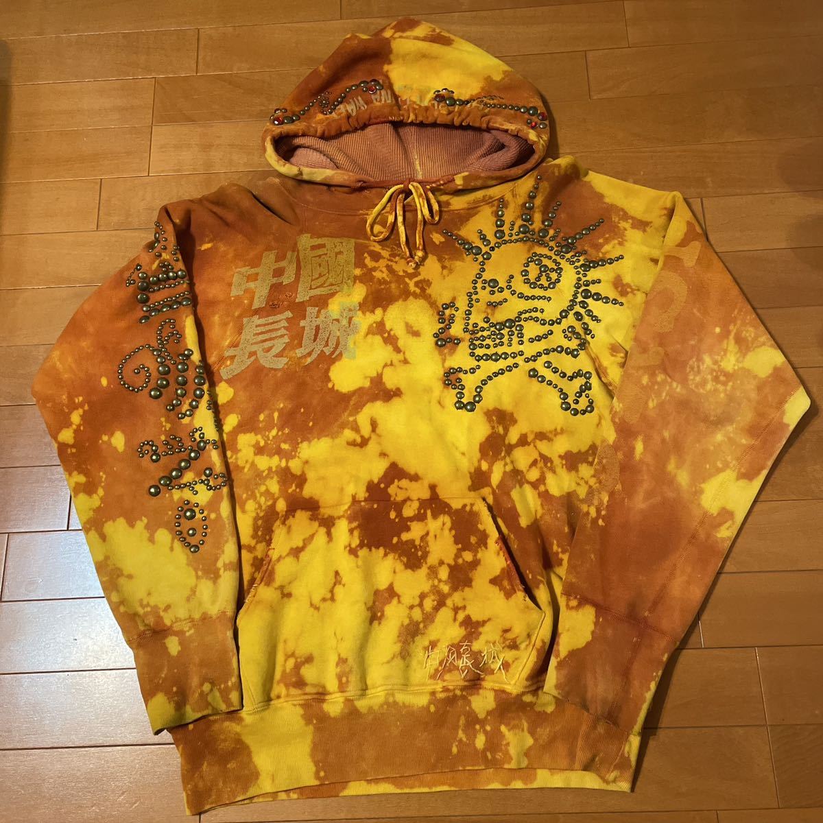 激レア 初期『THE GREAT CHINA WALL』 中国長城USA製タイダイスタッズ