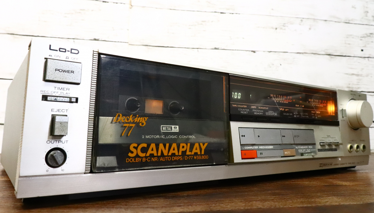 Yahoo!オークション - 【ト長】日立 HITACHI Lo-D D-77 ステレオカセッ