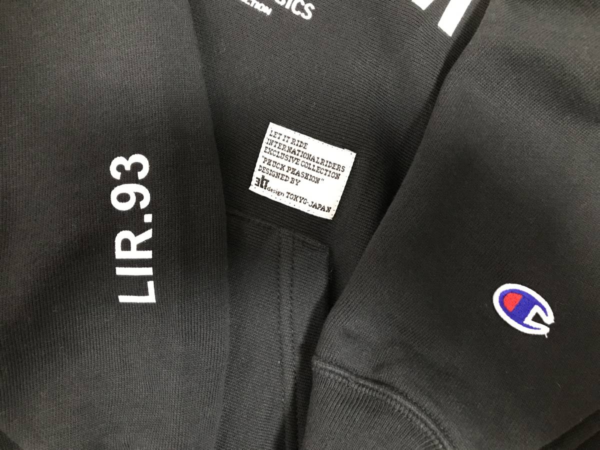 送料無料 チャンピオン×レットイットライド パーカー M リバース