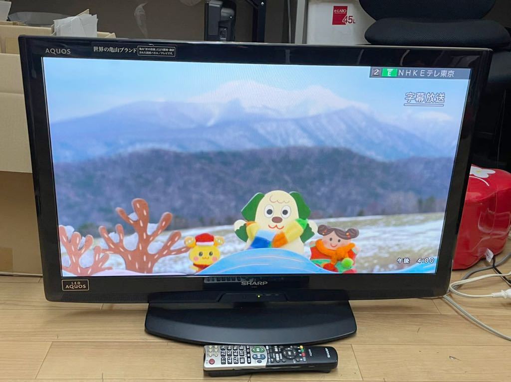 Yahoo!オークション - SHARP LED AQUOS 32型 液晶テレビ LC-32V5 リモ