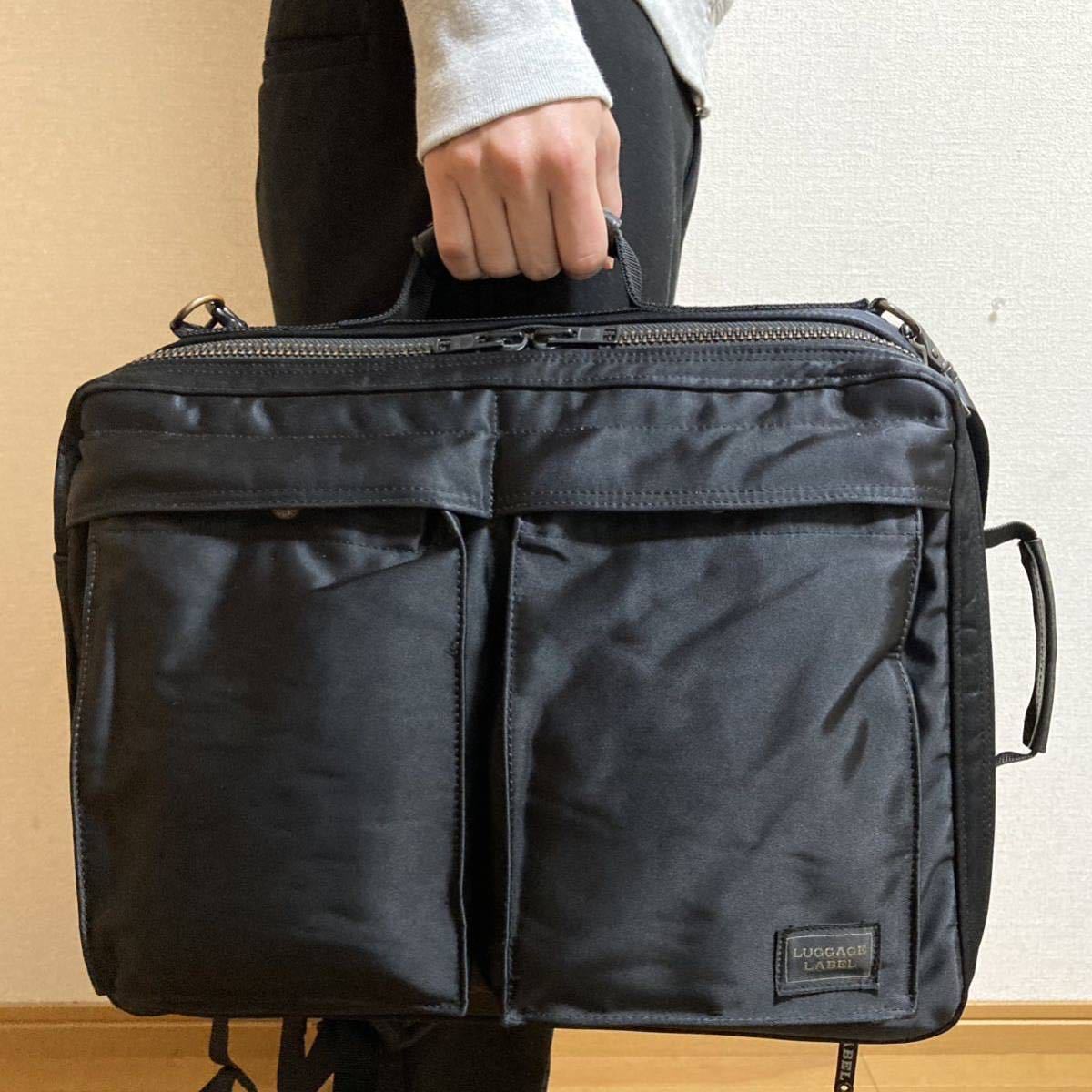 希少 廃盤モデル LUGGAGE LABEL ラゲッジレーベル ZONEゾーン3WAY