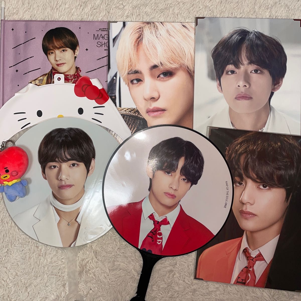 BTS アンカバ うちわ V テヒョン BTS アンカバ うちわ V テヒョン