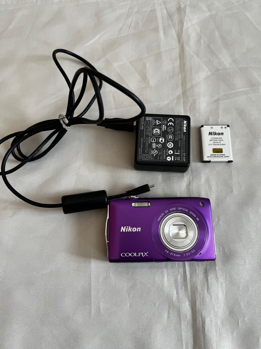 Nikon COOLPIX S3300 パープル デジタルカメラ ジャンク品｜Yahoo