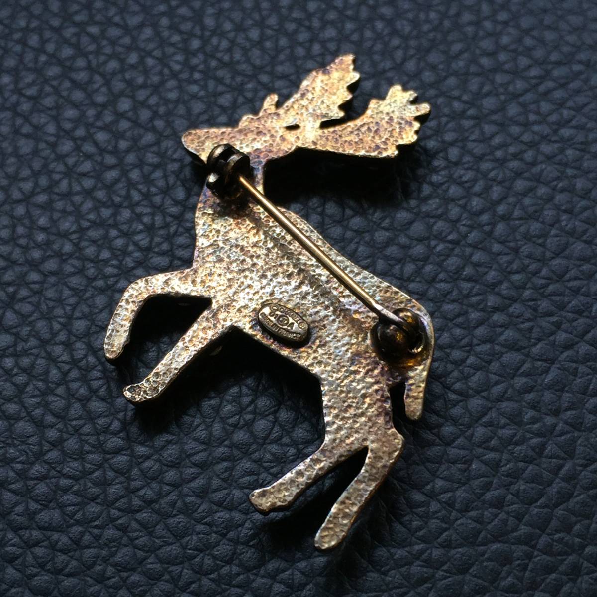 シャネル ココマーク シカ 鹿 ブローチ ゴールド メッキ レディース