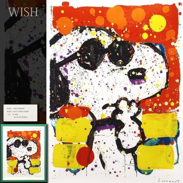 真作保証】トムエバハート 保証書付『スヌーピー』リトグラフ 値下げ