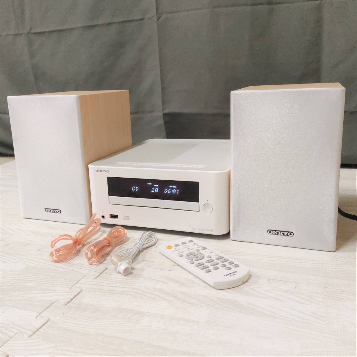 美品 ONKYO レシーバーシステム X-U6 18年 CR-U6 D-U6 コンポ