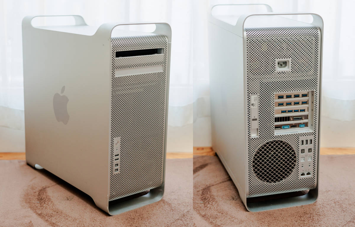 Apple Mac Pro (Mid 2010) 魔改造 3 06GHz6コアx2 メモリ48GB