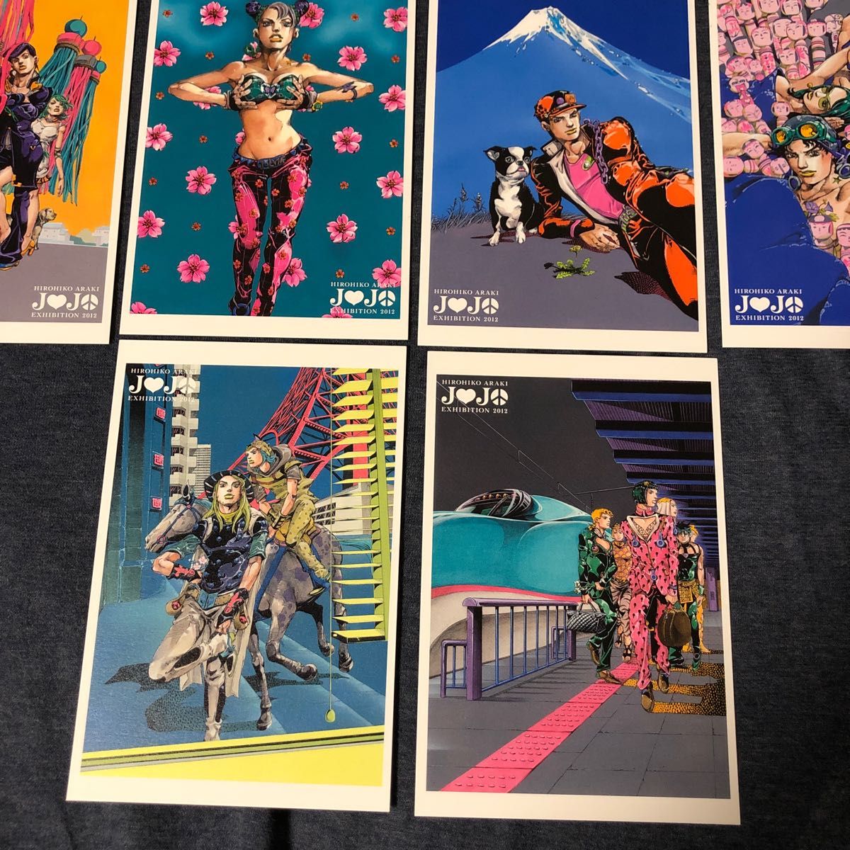 レア JOJO展 荒木飛呂彦原画展 ポストカード 10枚セット ジョジョ展