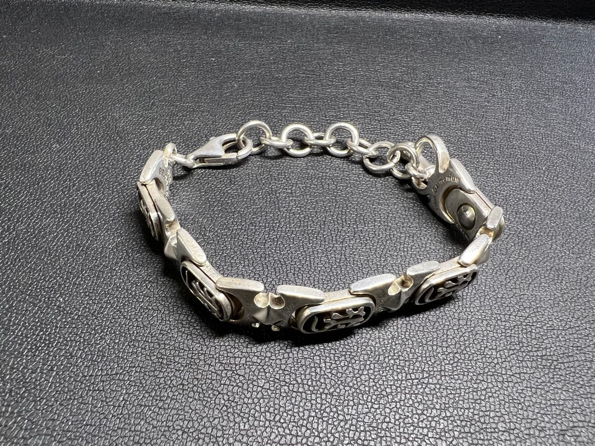 遊気創健美倶楽部ゲルマニウム 梵字 シルバー ブレスレット｜Yahoo