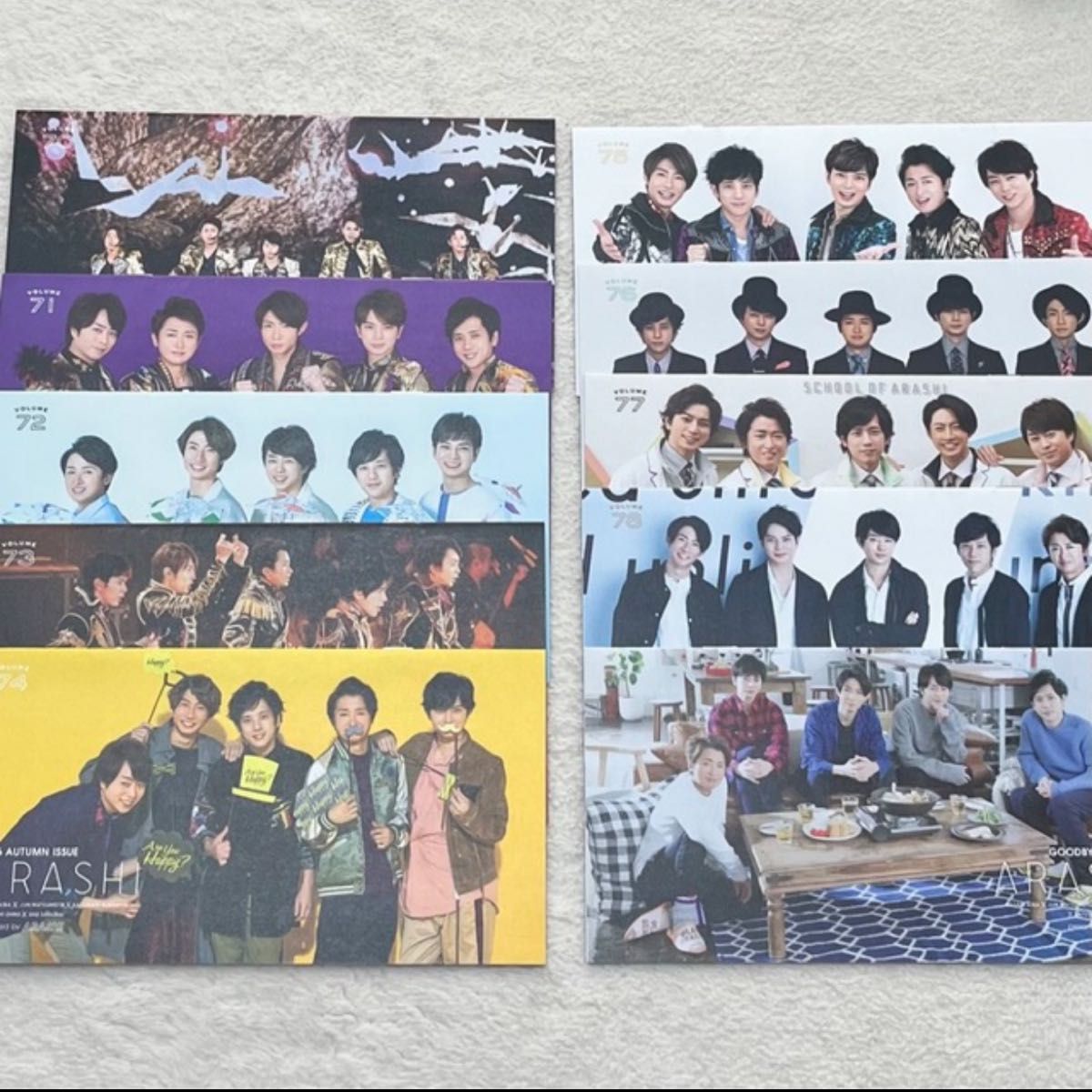 嵐 FC ファンクラブ 会報 No 69〜99（2014年〜2022年）｜Yahoo!フリマ