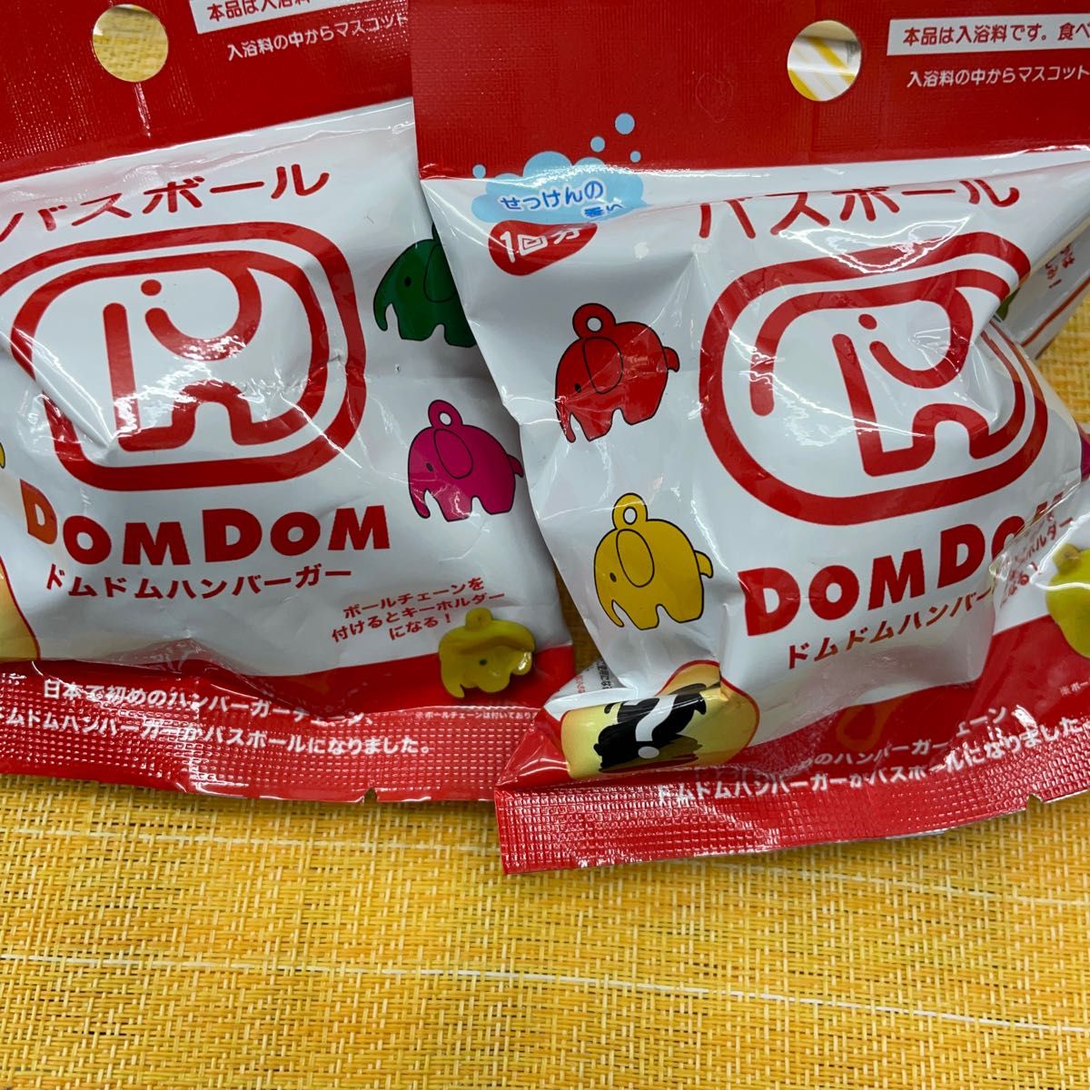 新品 バスボール ドムドムハンバーガー 6個セット バスボム 入浴剤