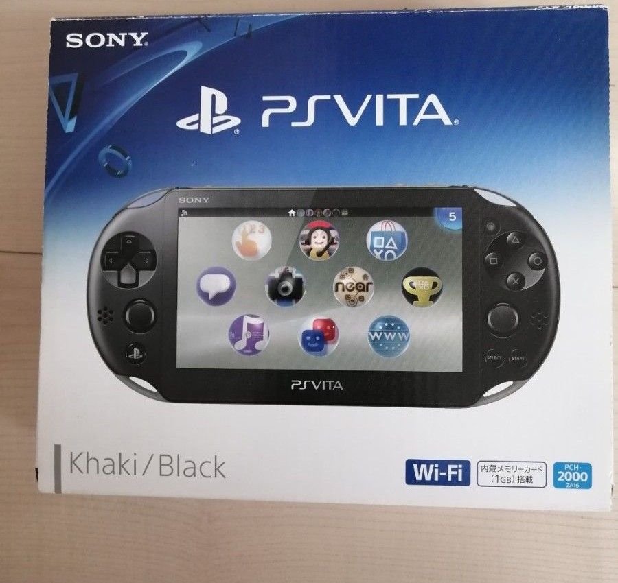 PlayStation Vita （PCH-2000シリーズ） Wi-Fiモデル カーキ ブラック
