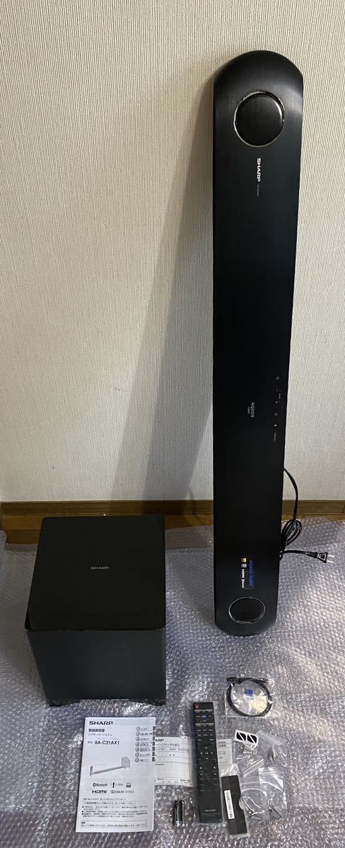 シャープシアターバーシステム AQUOSオーディオ 8A-C31AX1｜Yahoo
