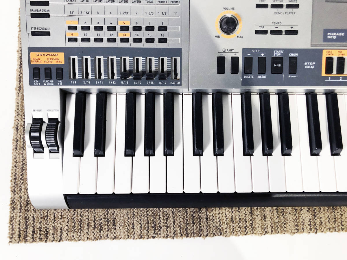 Yahoo!オークション - 中古 CASIO カシオ XW－P1 シンセサイザー 隠