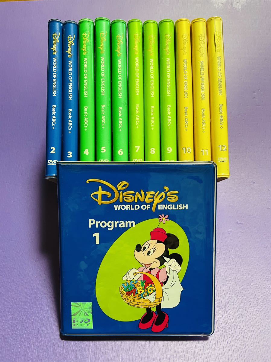 Disney's WORLD OF ENGLISH Basic ABCs+ 12本組ディズニー英語システム