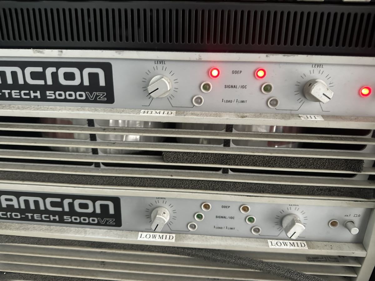Yahoo!オークション - AMCRON MACRO TECH 5000VZ パワーアンプ