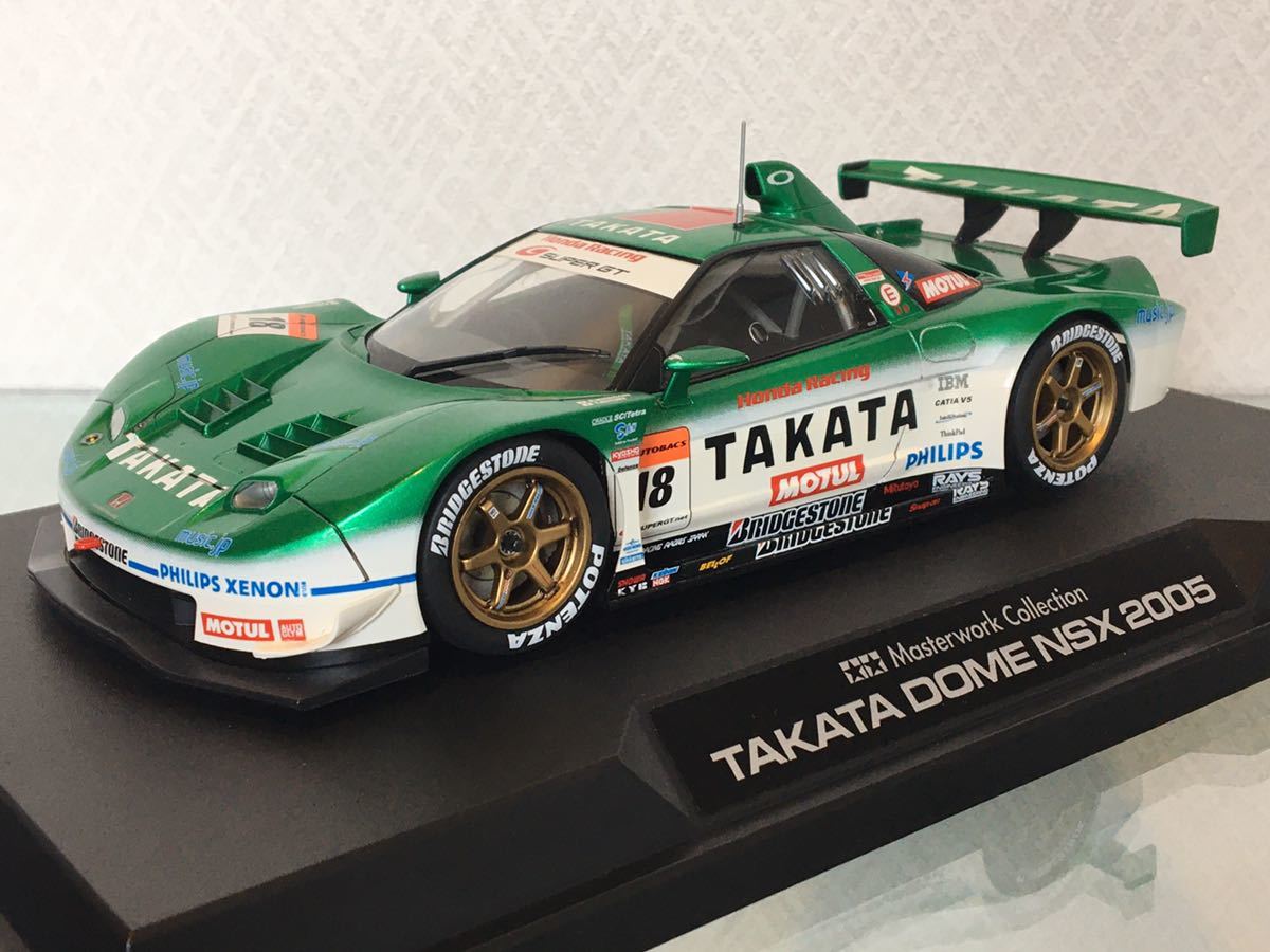 送料無料 1/24 TAKATA童夢 NSX 2005 プラモデル完成品 タミヤ マスター