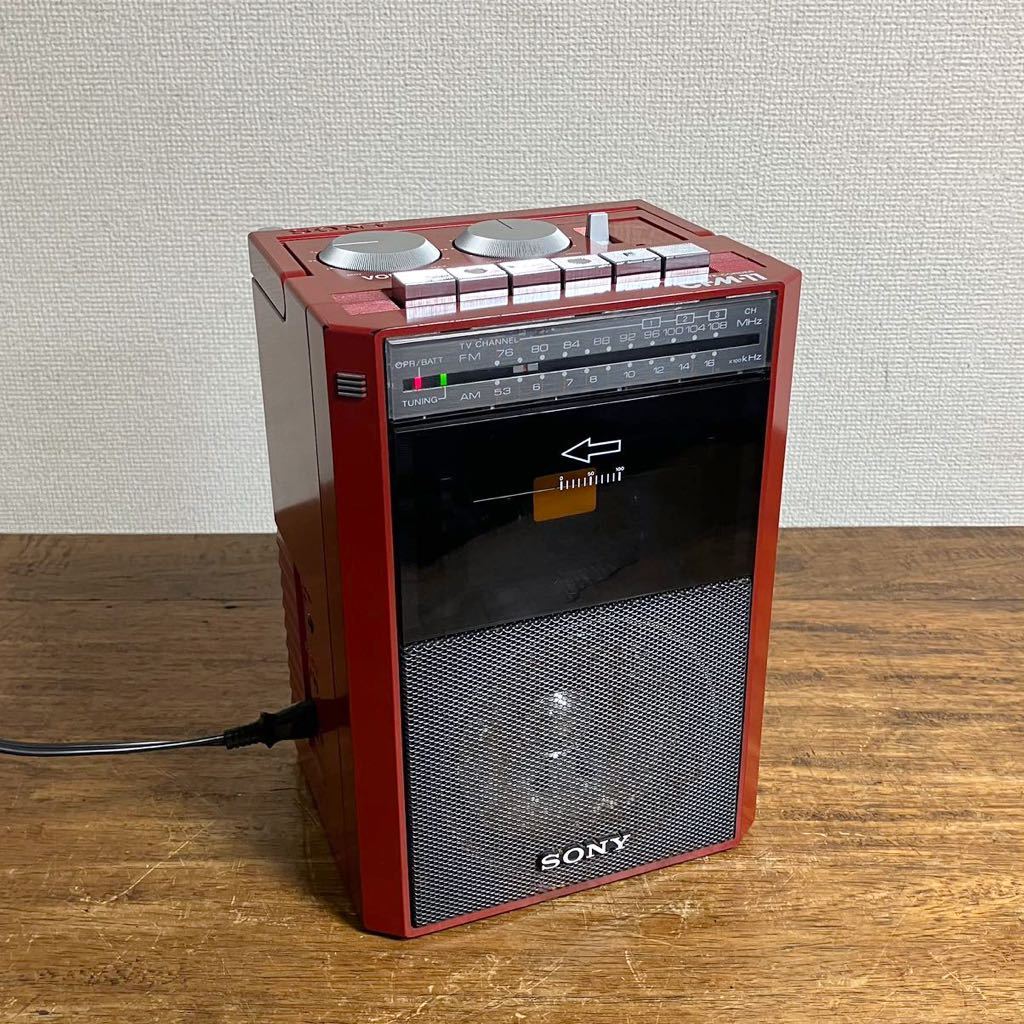 Yahoo!オークション - 希少 SONY ラジカセ CFM-11 ソニー ラジオ カセ