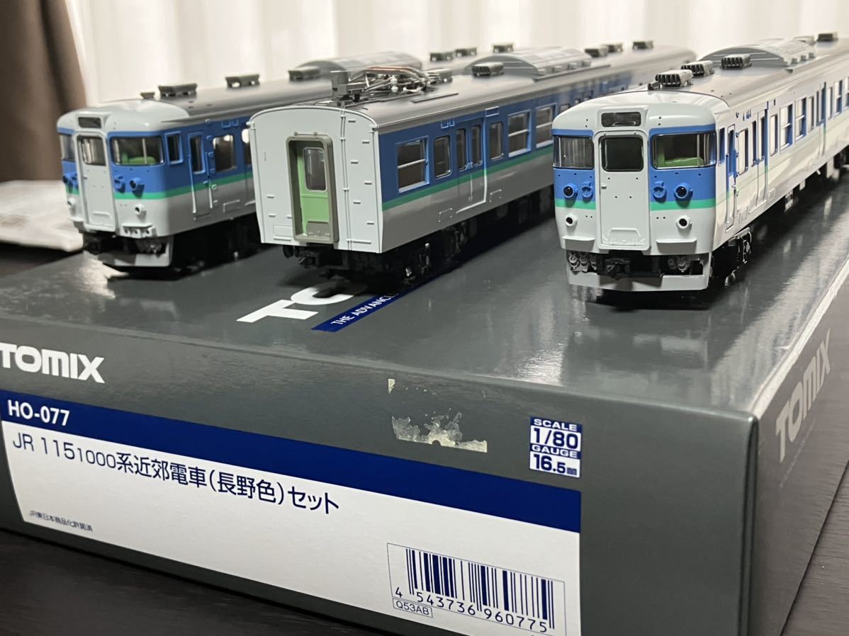 Yahoo!オークション - TOMIX 115系1000番台 長野色 HO-077
