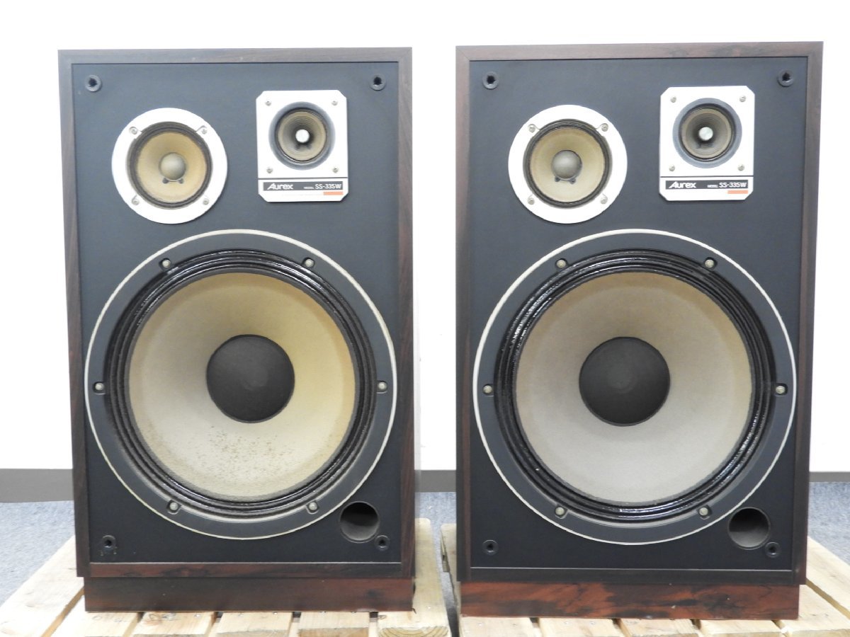 Yahoo!オークション - Aurex オーレックス スピーカーペア SS-335W 中