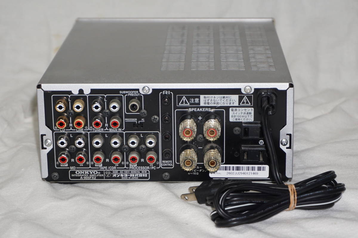 ONKYO A-905FX ,C-705FX2 ,純正リモコン セット 完動品 ONKYO A-905FX
