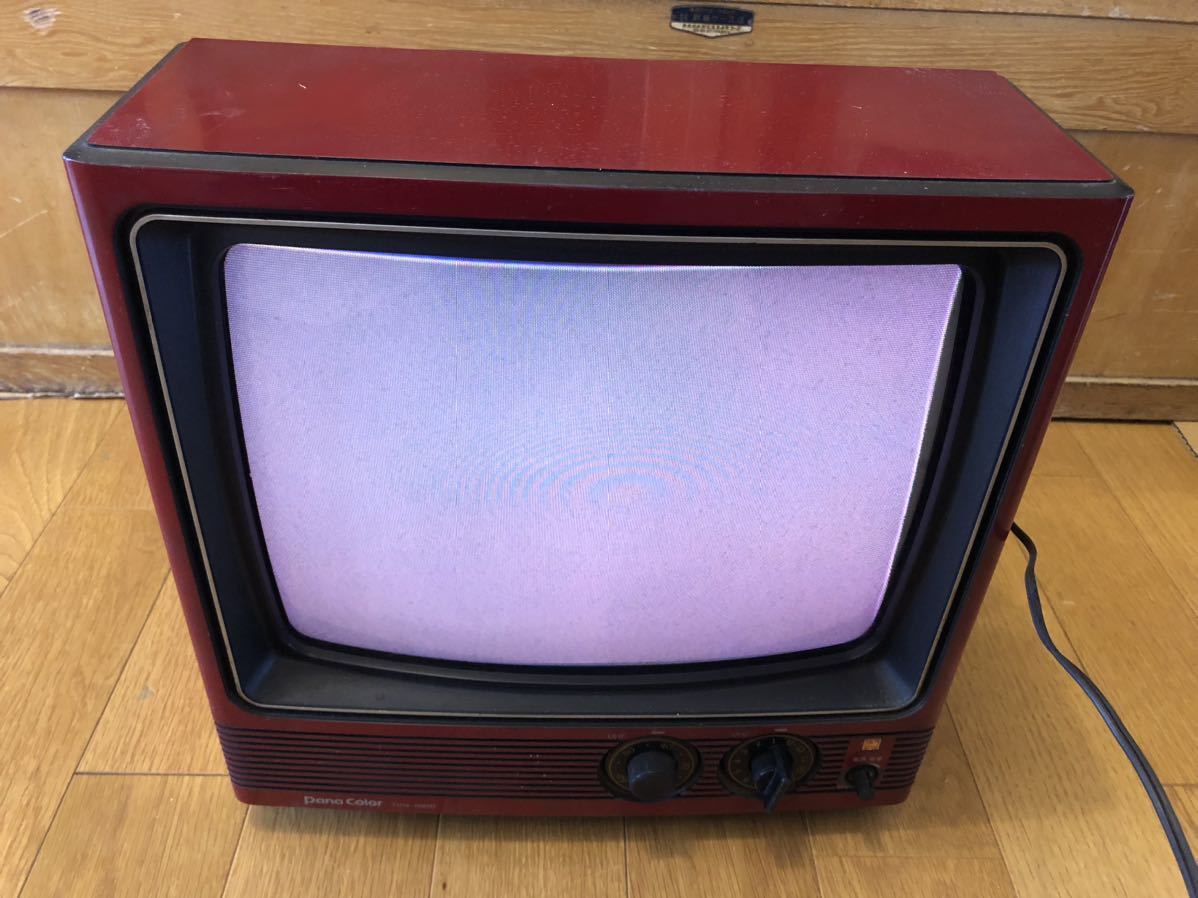 Yahoo!オークション - 昭和レトロ ブラウン管テレビ National pana col