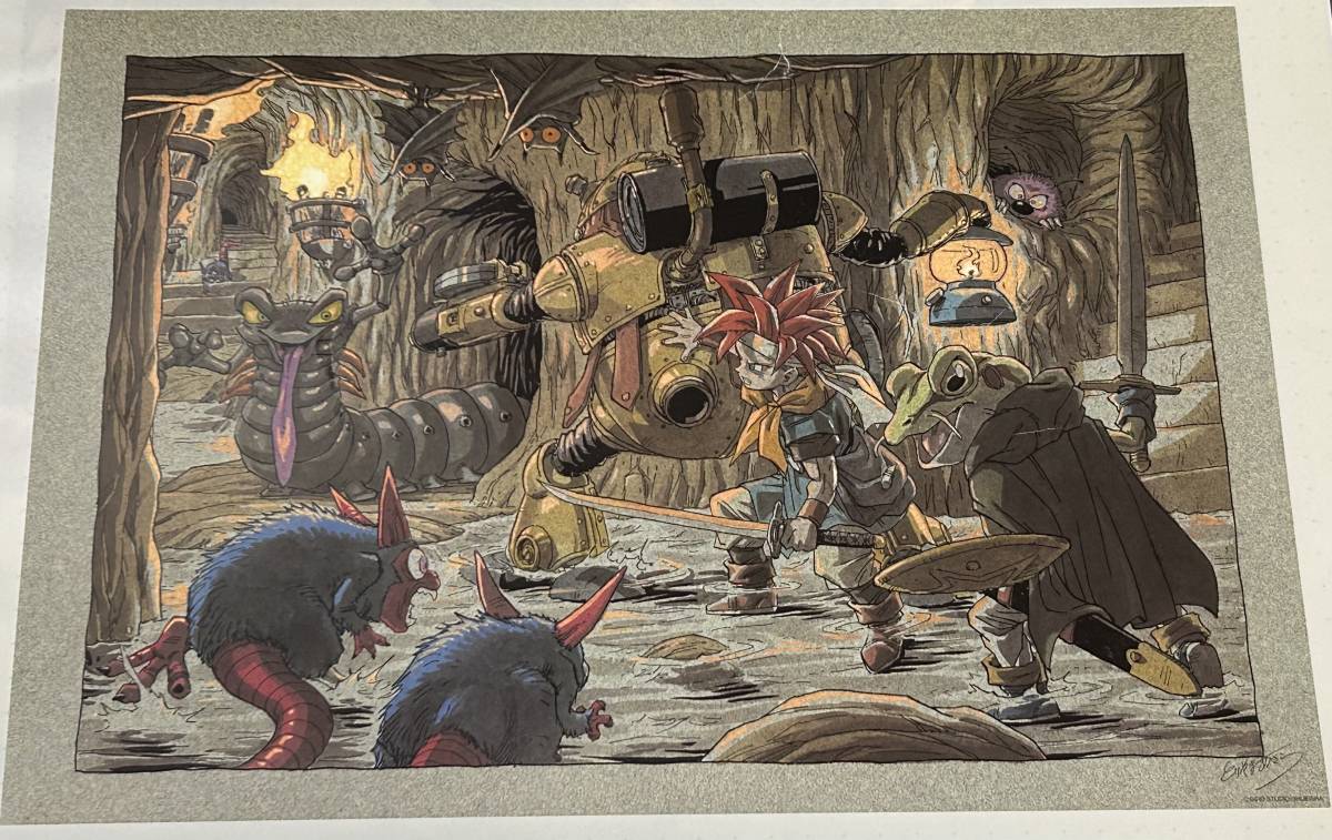 Yahoo!オークション - クロノトリガー 複製原画 鳥山明の世界展