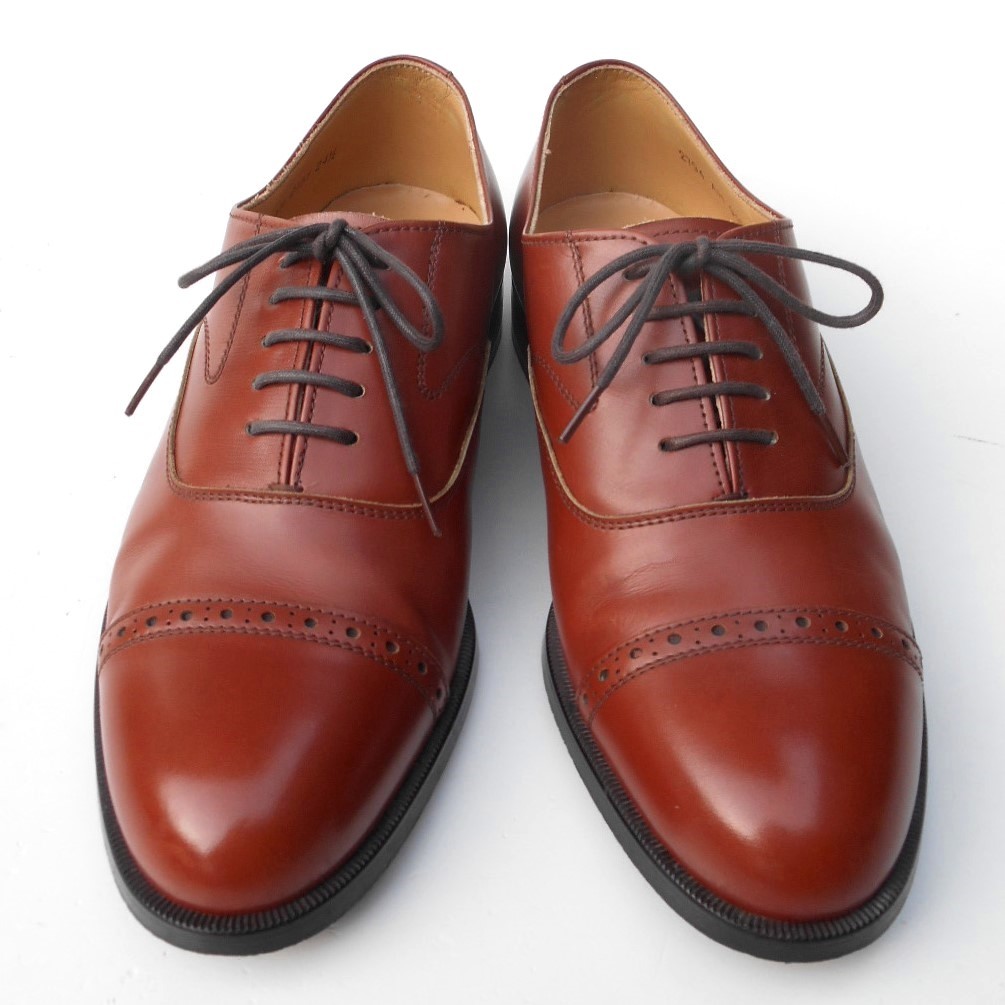 美品 REGAL リーガル 2794 茶 24 5cm EE ストレートチップ 内羽根