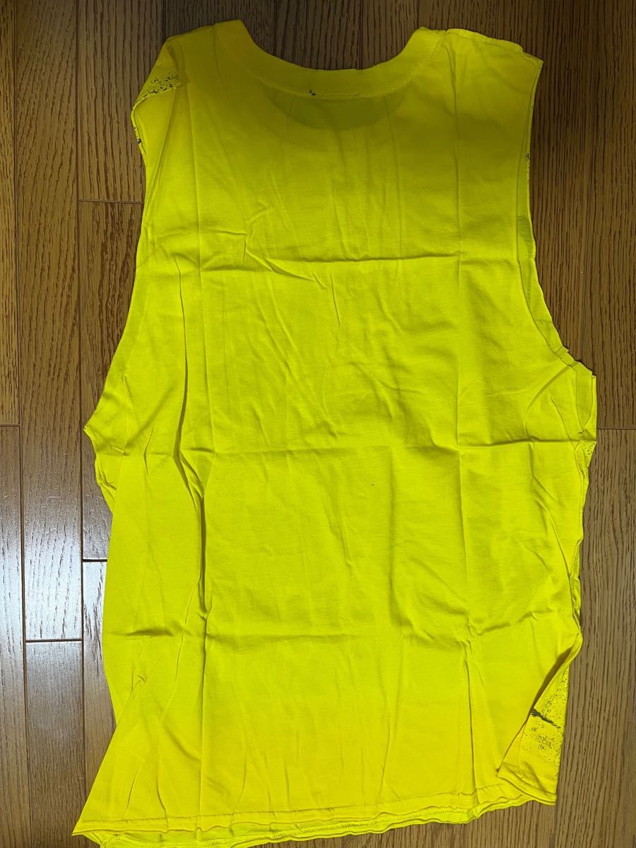 ONE OK ROCK タンクトップ ノースリーブ ambitions Mサイズ イエロー