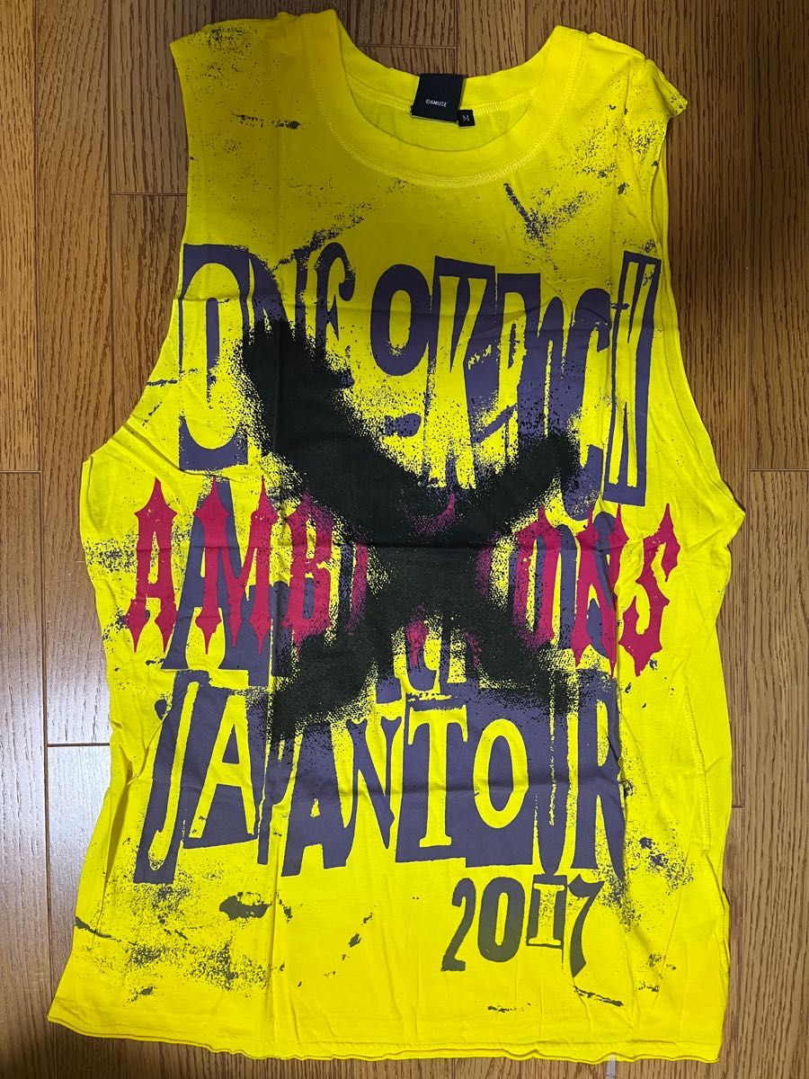 ONE OK ROCK タンクトップ ノースリーブ ambitions Mサイズ イエロー