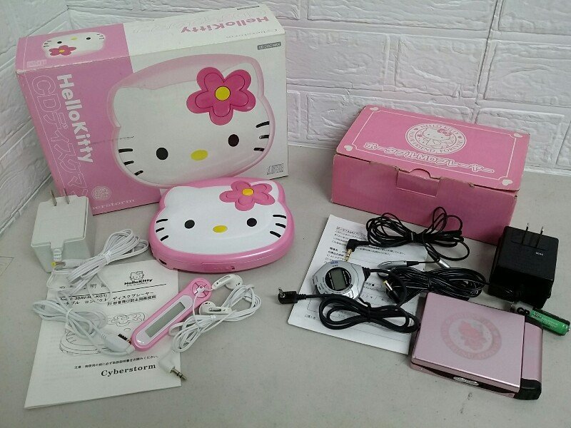 Yahoo!オークション - ジャンク サンリオ ハローキティ ポータブルCDプ