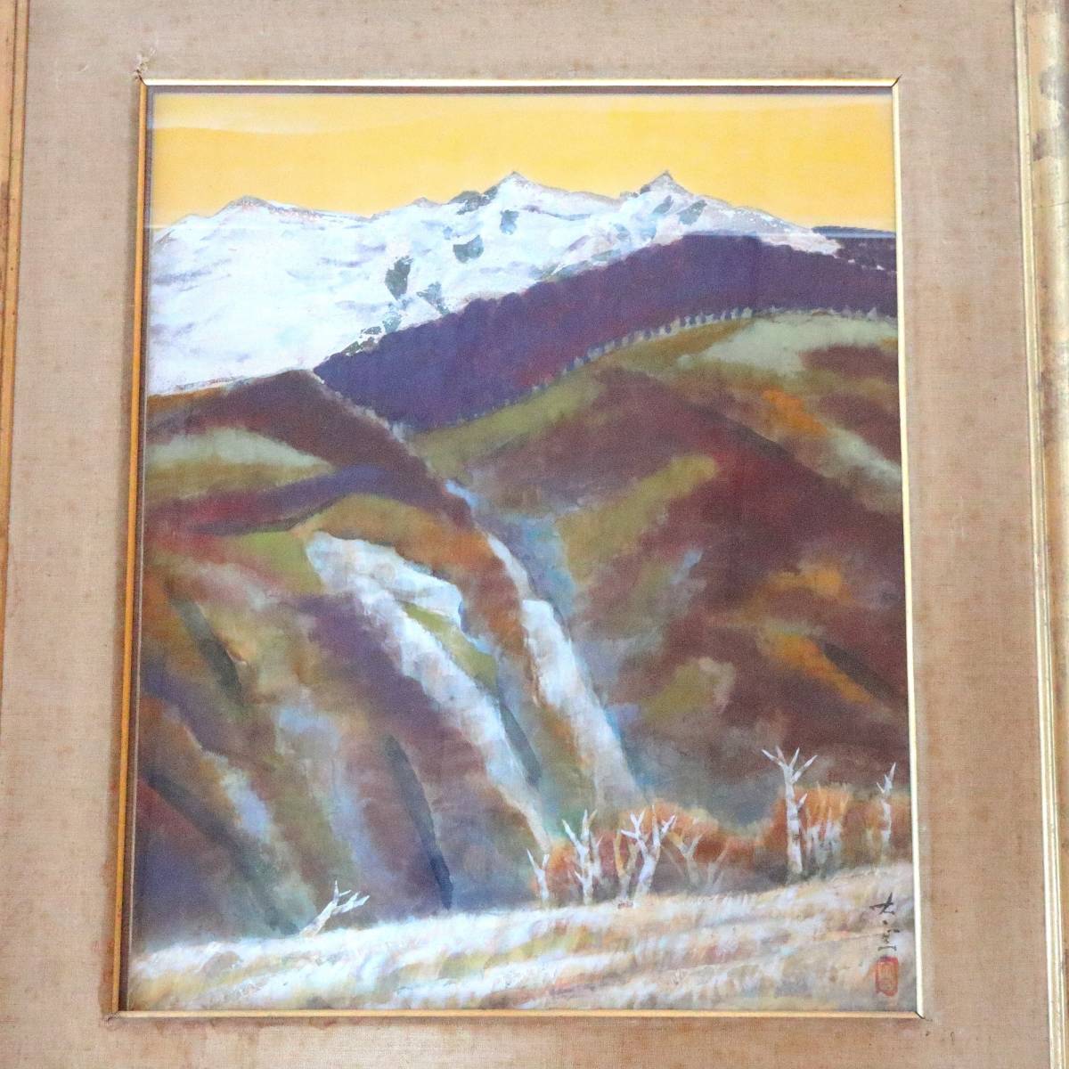 福島県出身・常盤大空日本画伯肉筆作品