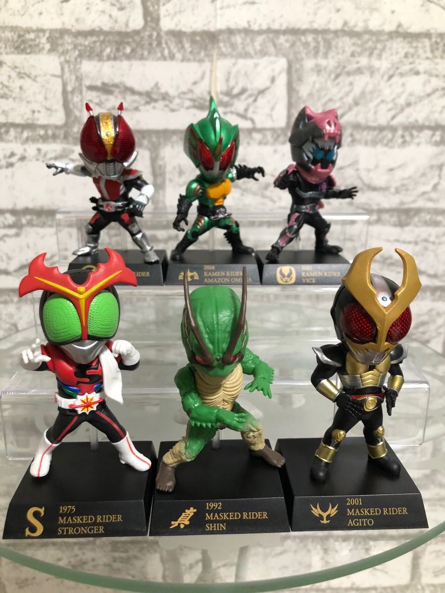 一番くじ 仮面ライダー vol 1 デフォルメクス 6体セット｜Yahoo!フリマ