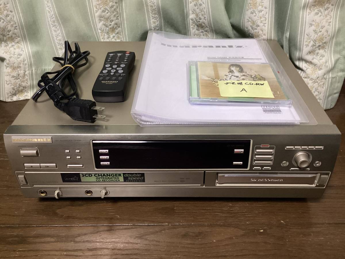 Yahoo!オークション - 【完動品】Marantz マランツ DR450 CDチェンジャ