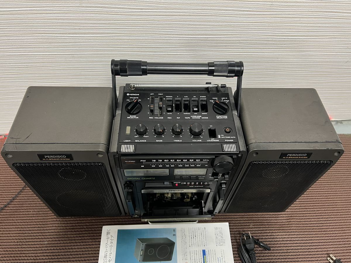 Yahoo!オークション - 希少HITACHI 日立 TRK-9050 ラジカセメンテナン