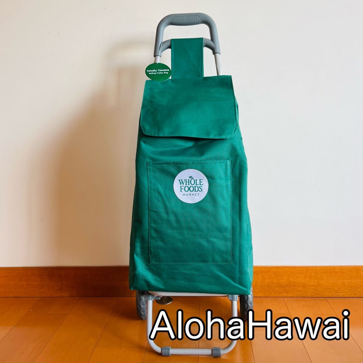 新品】ハワイ ホールフーズ キャリー バッグ ショッピング トロリー